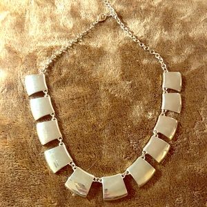 $$$ Gold colored statement necklace